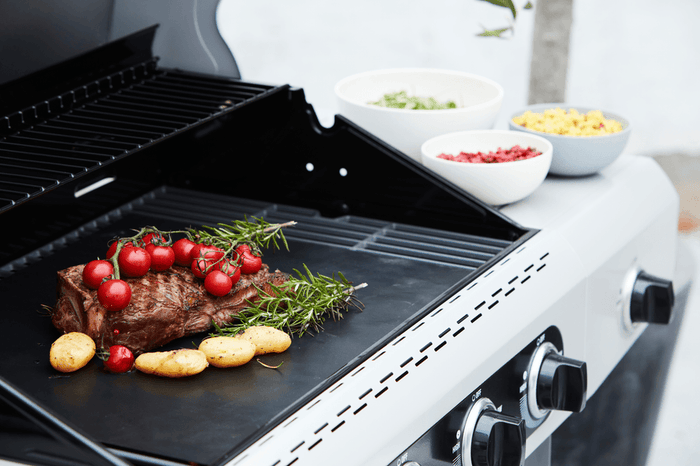 Barbecook Set De 2 Premium Tapis De Grille Noir 40x33cm