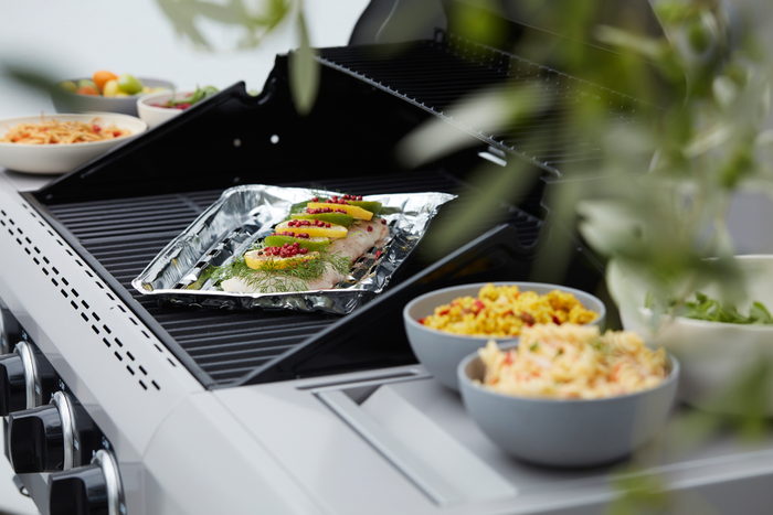 Barbecook Set De 5 Plats Rectangulaires Pour Barbecue En Aluminium