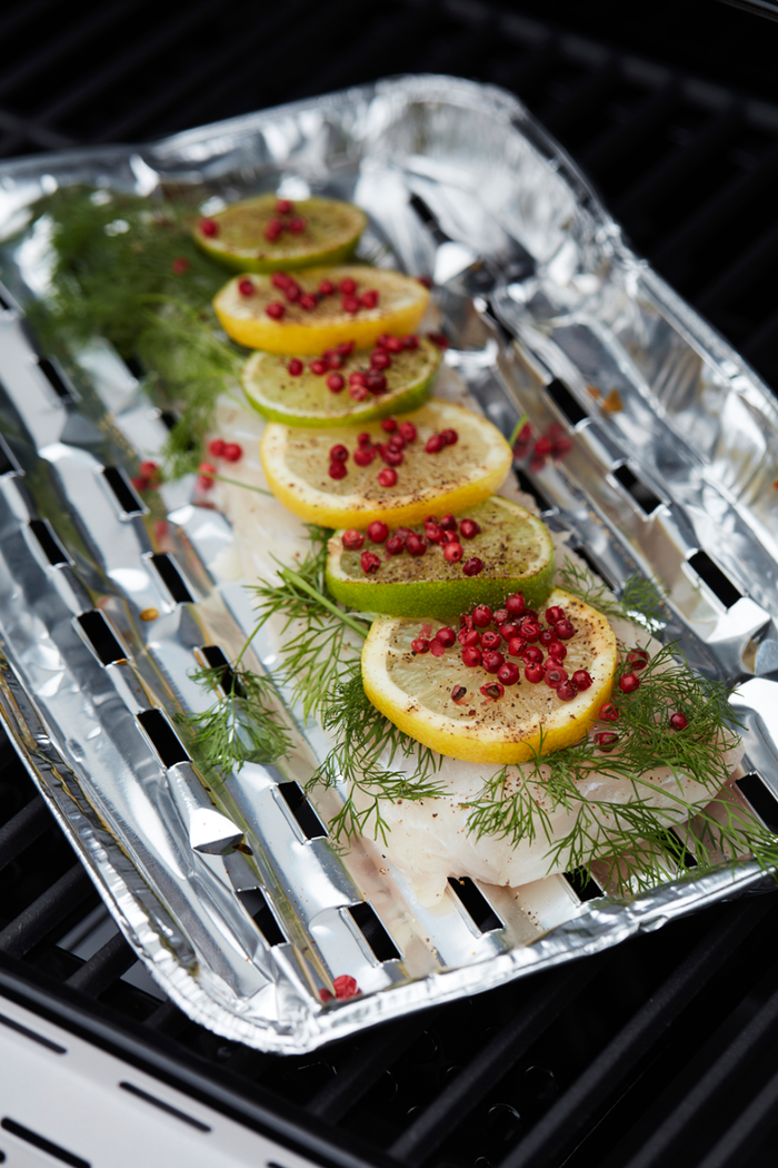 Barbecook Set De 5 Plats Rectangulaires Pour Barbecue En Aluminium