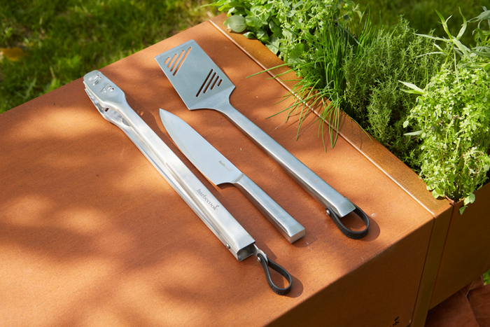 Barbecook Set Premium Avec Spatule Couteau Et Pinces