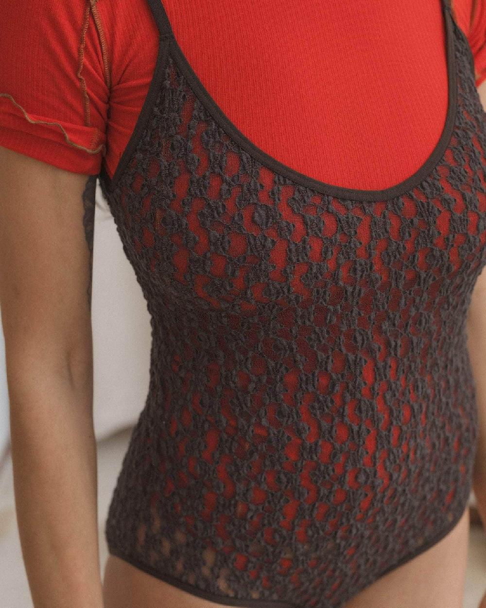 Baserange Body Musial - Dentelle De Coton Biologique