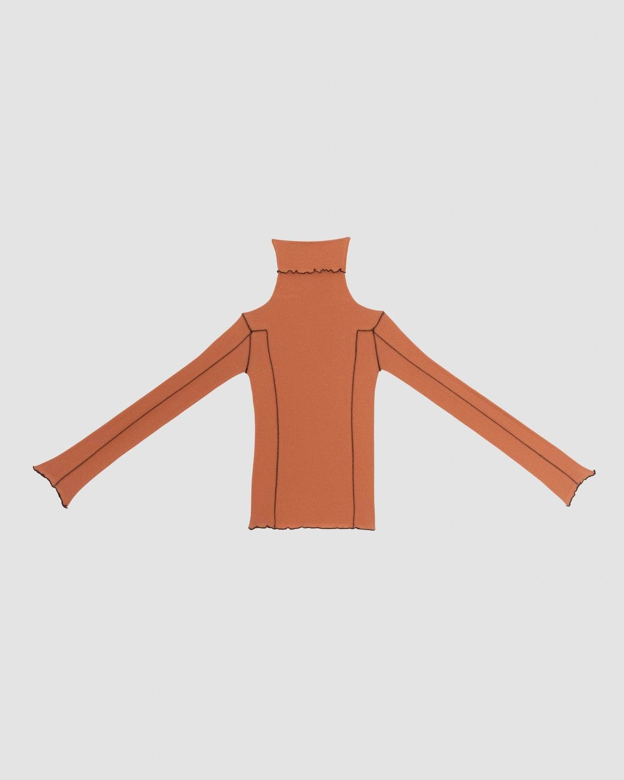 Baserange Col Roulé Omato - Coton Biologique Côtelé