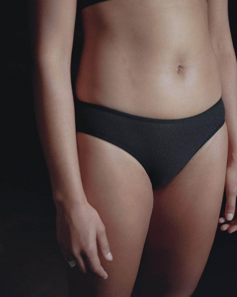 baserange Culotte bell - Fin coton biologique côtelé