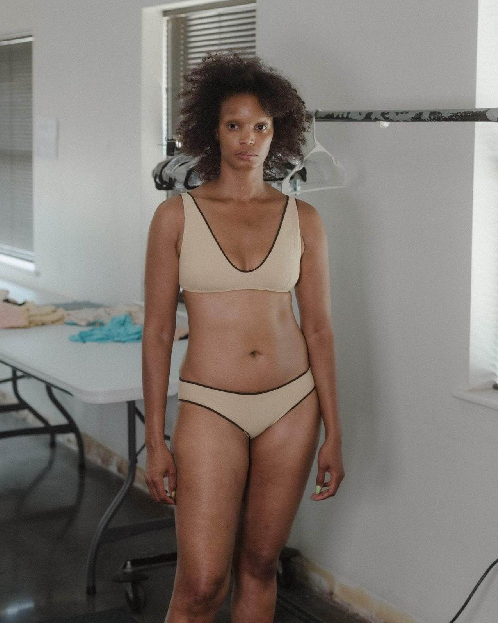 Baserange Culotte Pam - Fin Coton Biologique Côtelé