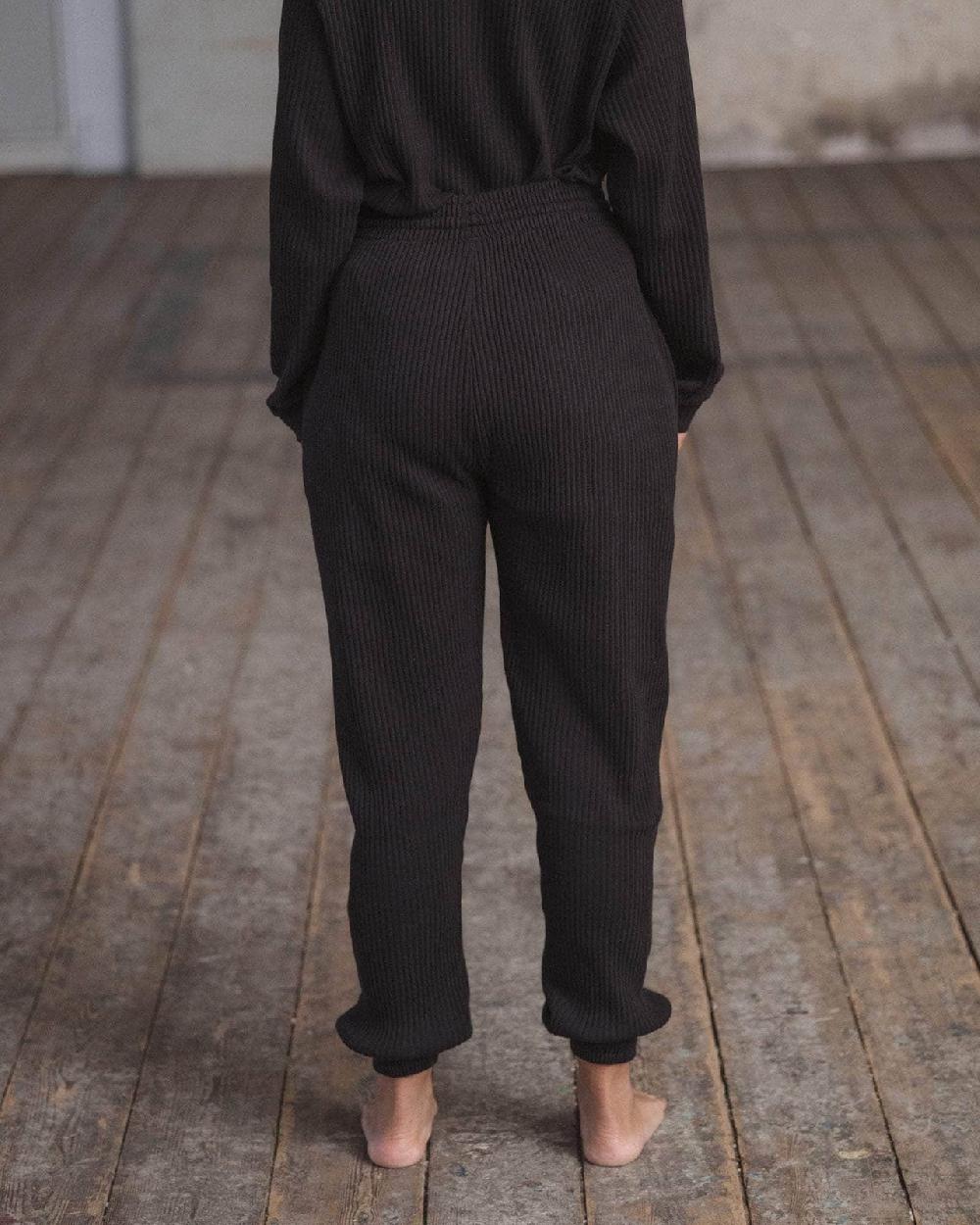 Baserange Jogger - Jersey De Coton Côtelé