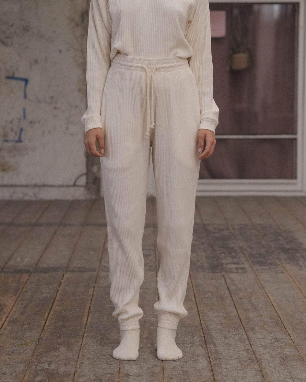 Baserange Jogger - Jersey De Coton Côtelé