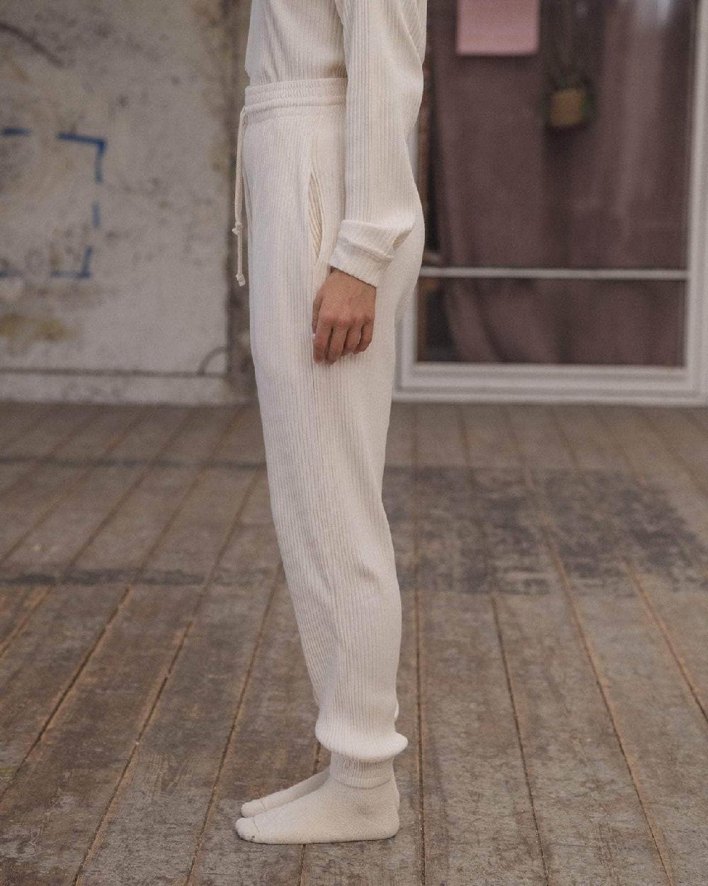 Baserange Jogger - Jersey De Coton Côtelé