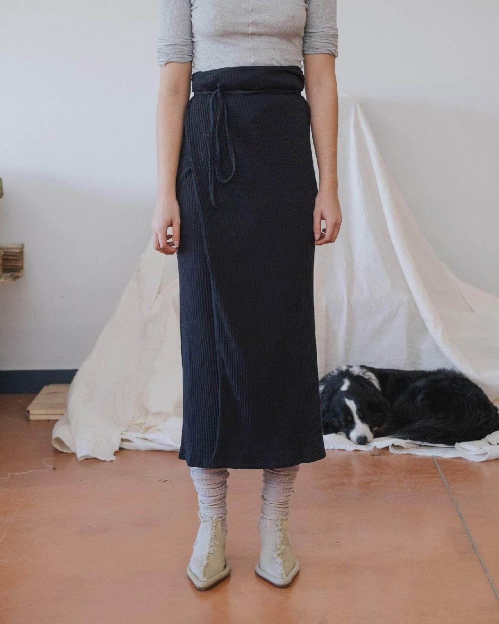 baserange Jupe brig - Molleton de coton biologique