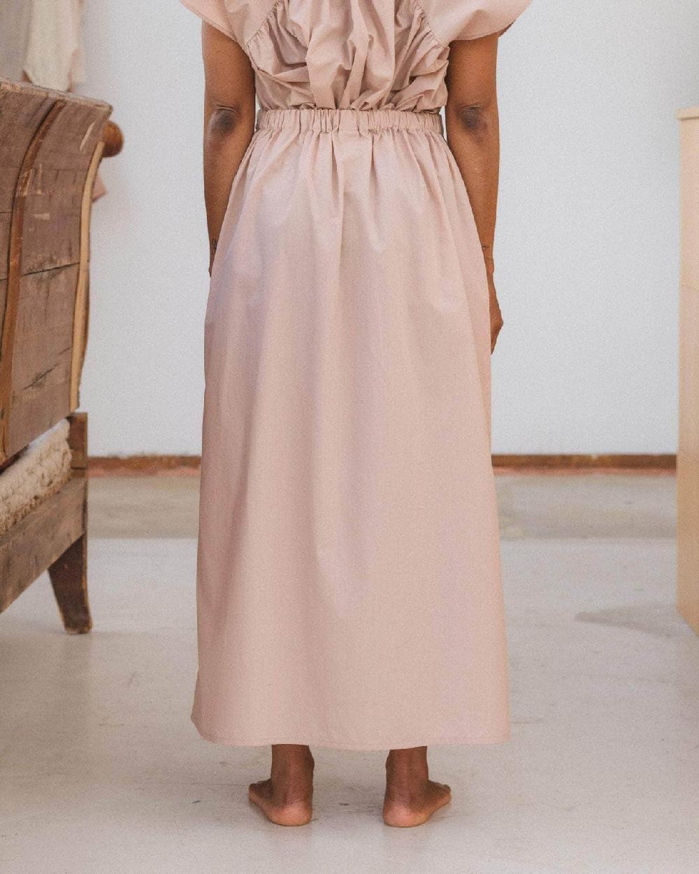 Baserange Jupe Cable - Popeline De Coton Biologique