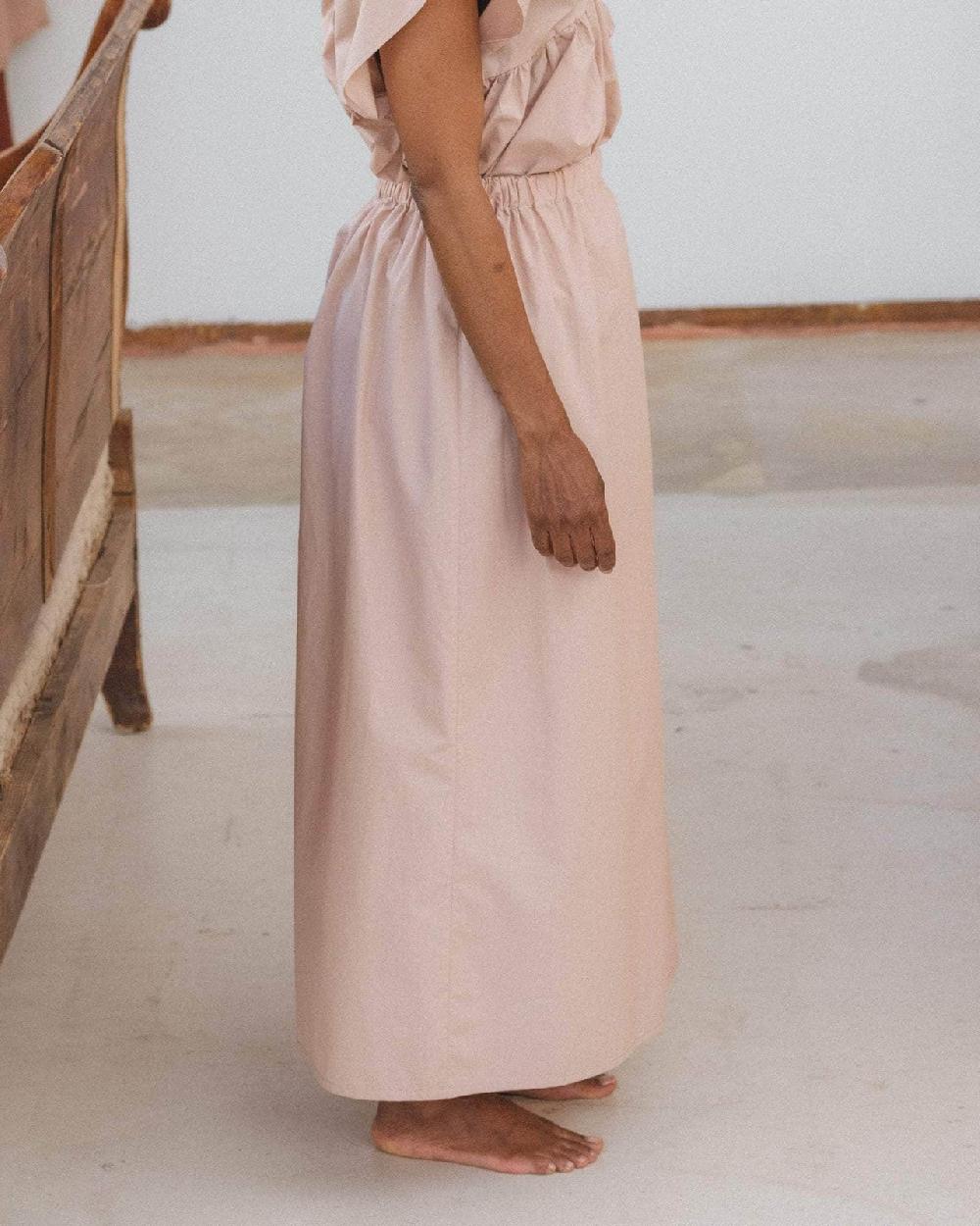 Baserange Jupe Cable - Popeline De Coton Biologique