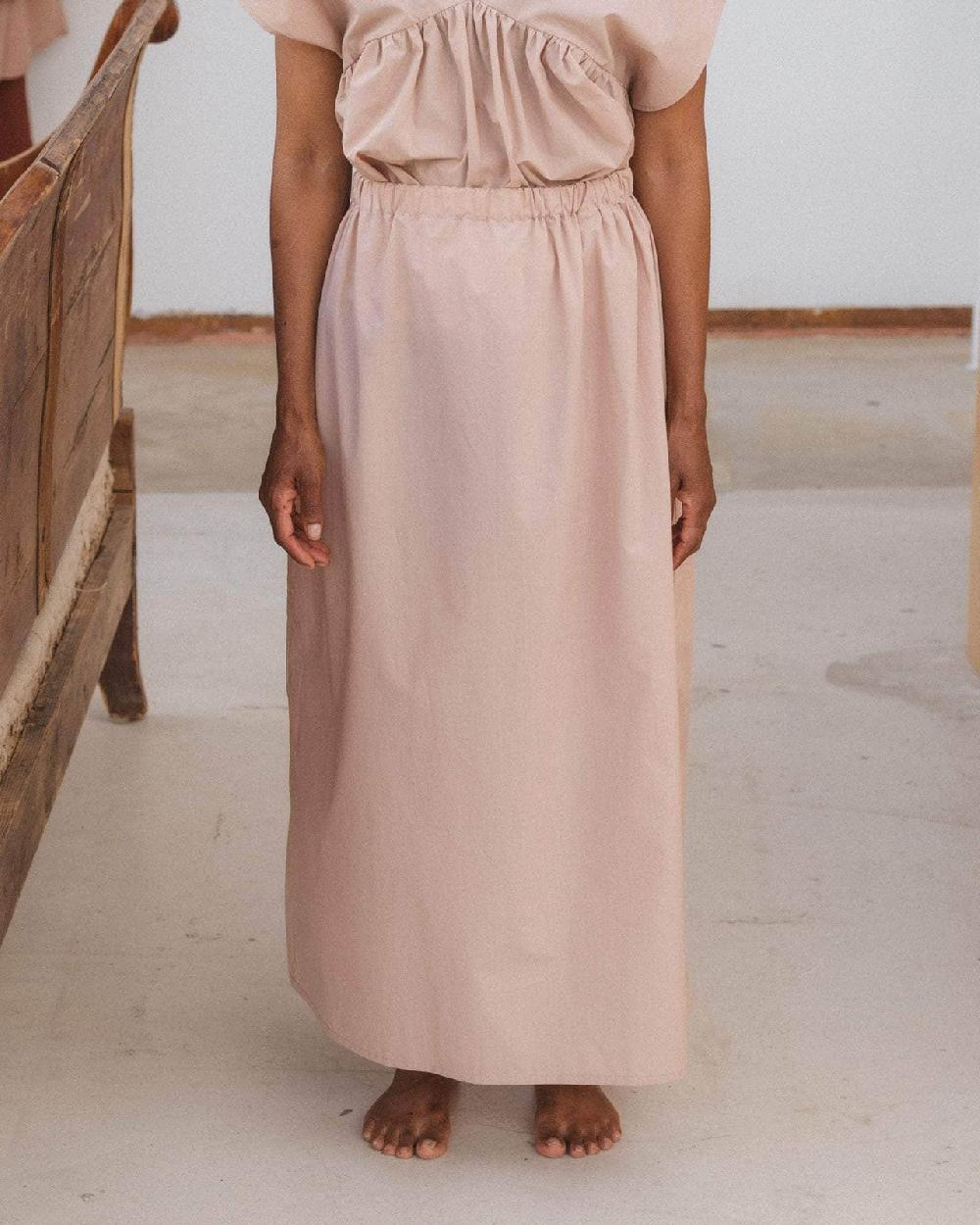 baserange jupe cable - Popeline de coton biologique