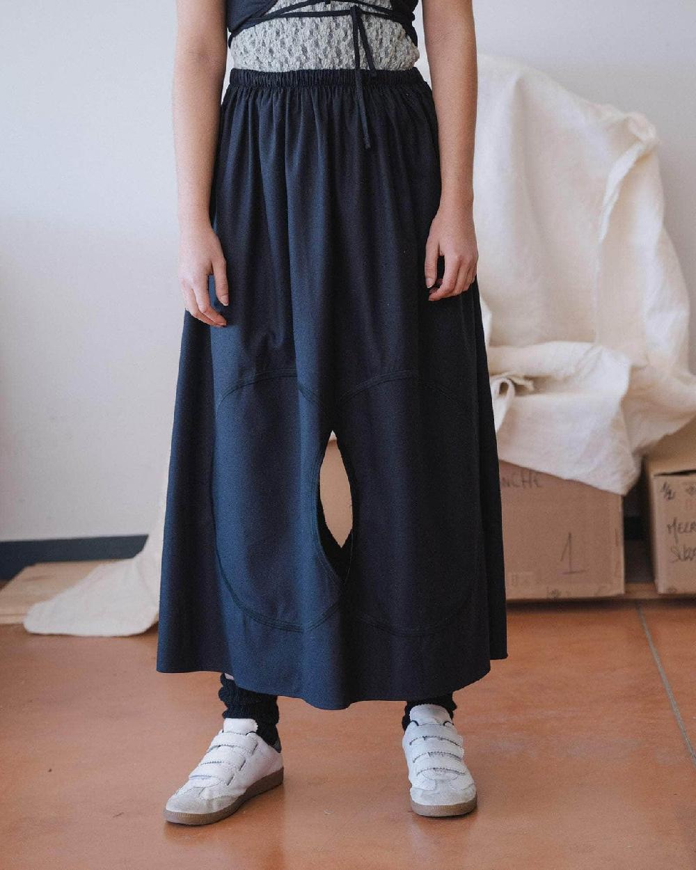 baserange jupe chain - Soie sauvage