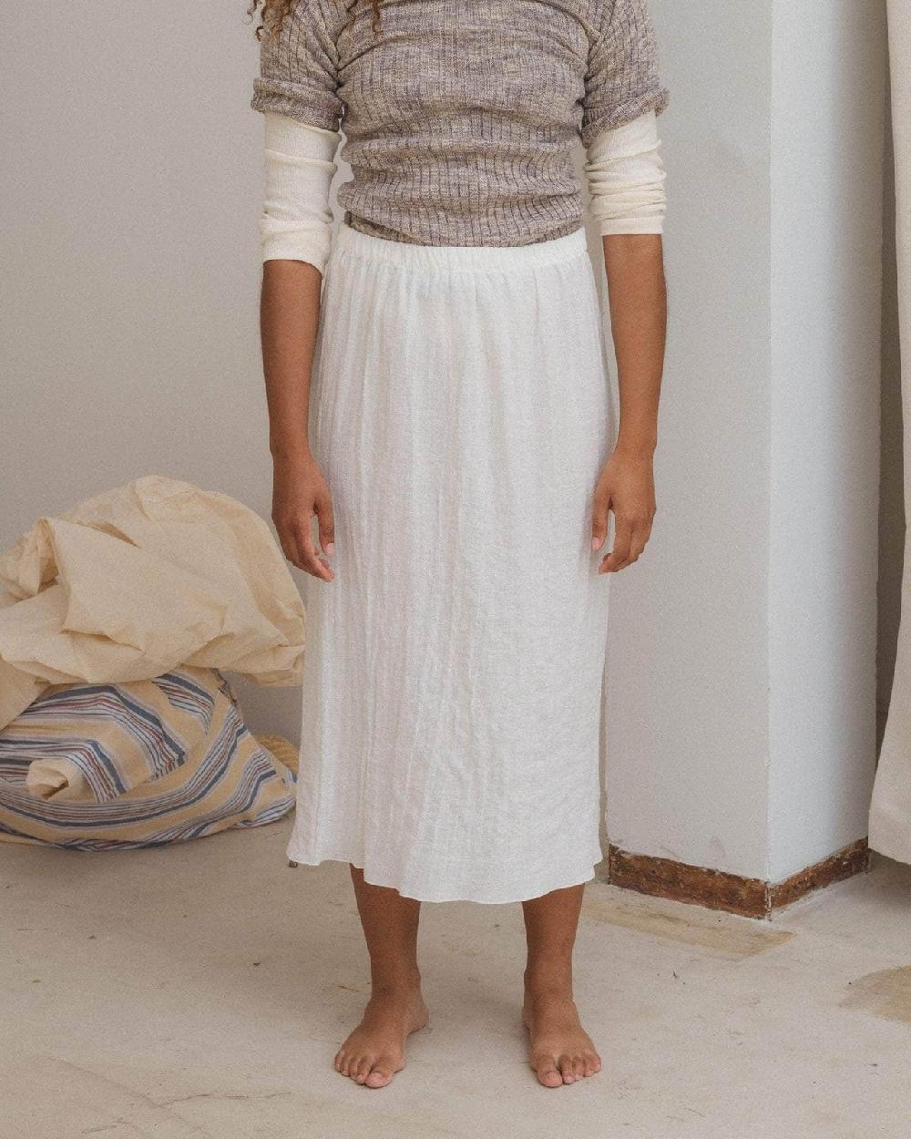 baserange jupe folio - Lin froissé