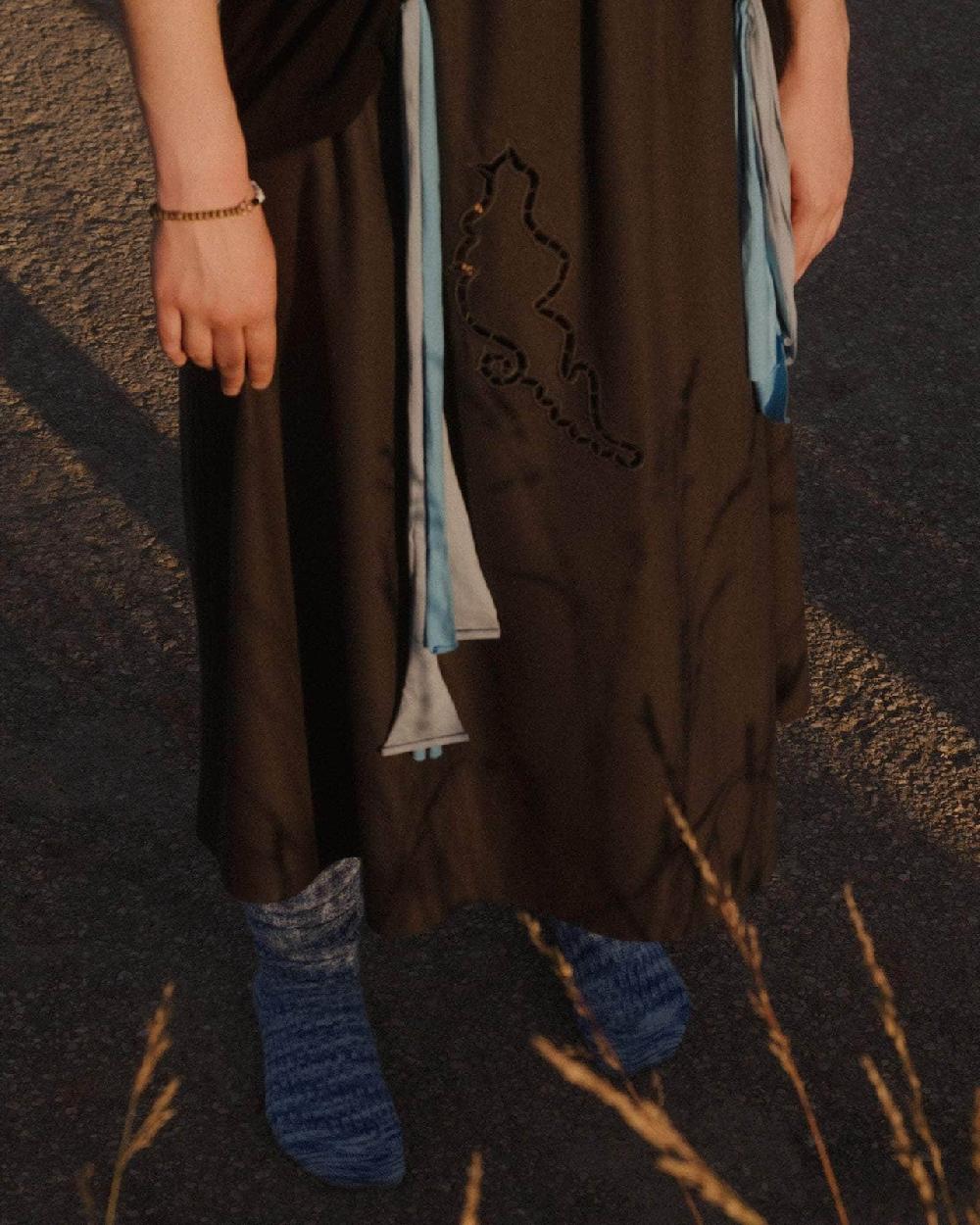 Baserange Jupe Lei - Soie Sauvage