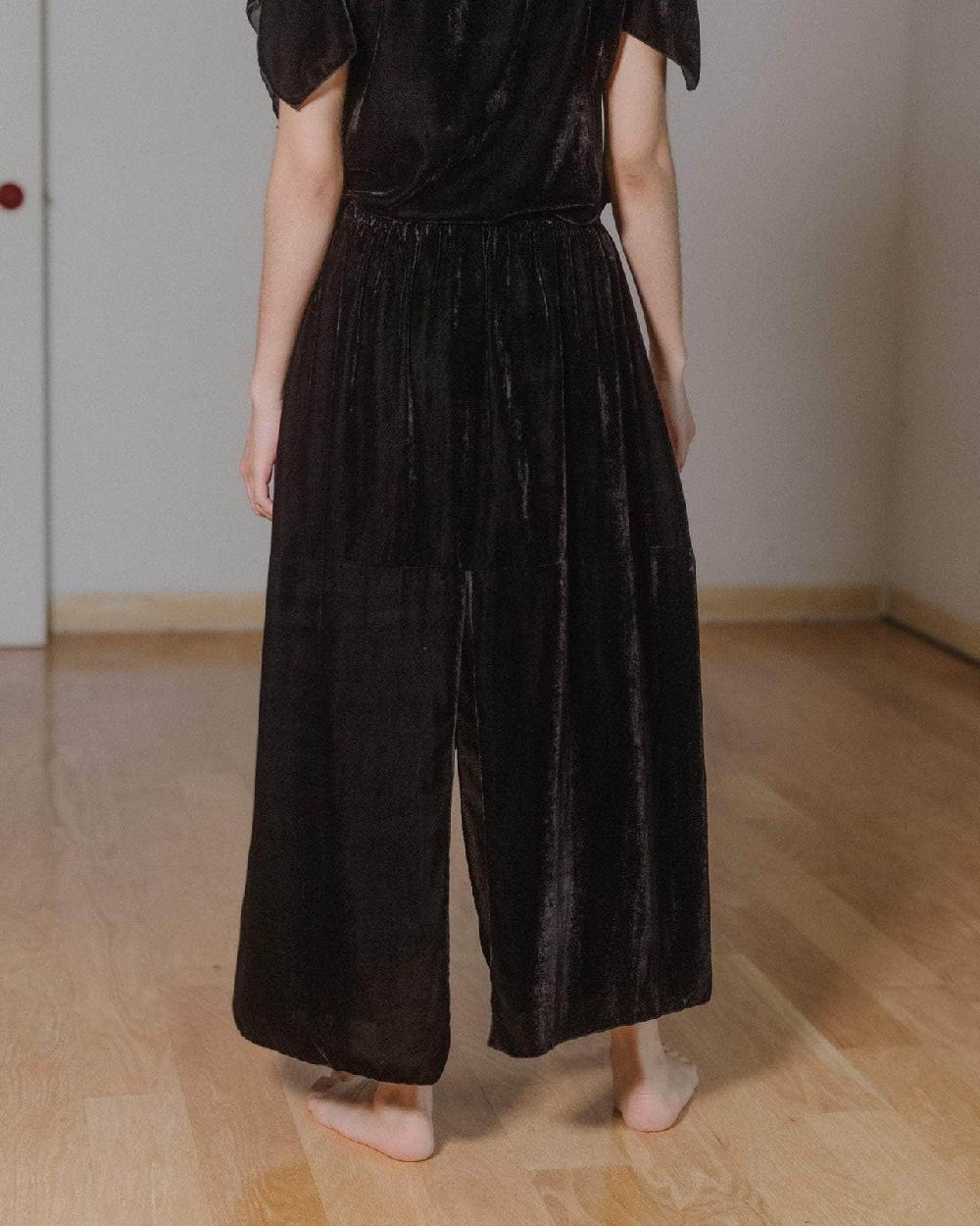 Baserange Jupe Olin - Velours De Soie