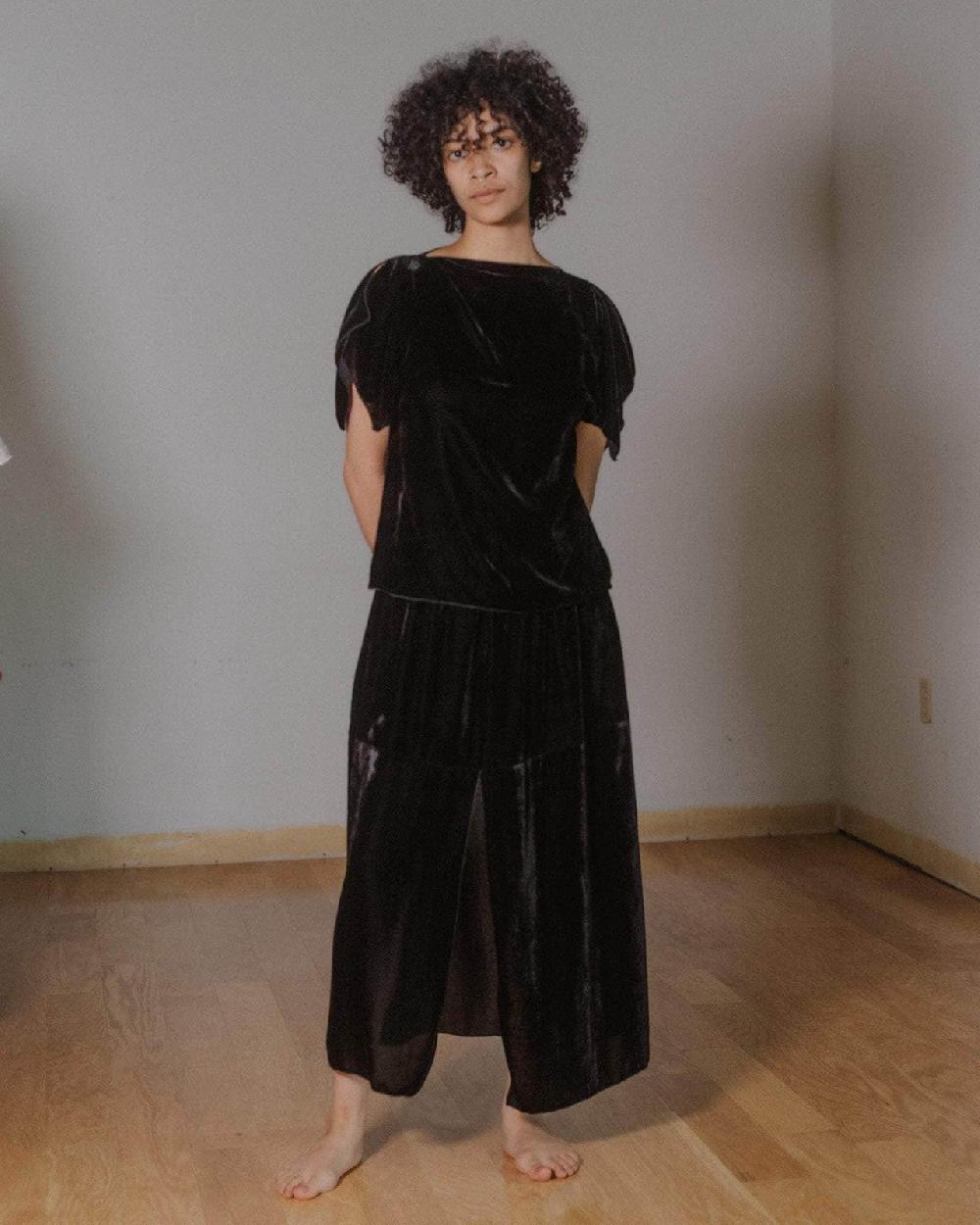 Baserange Jupe Olin - Velours De Soie