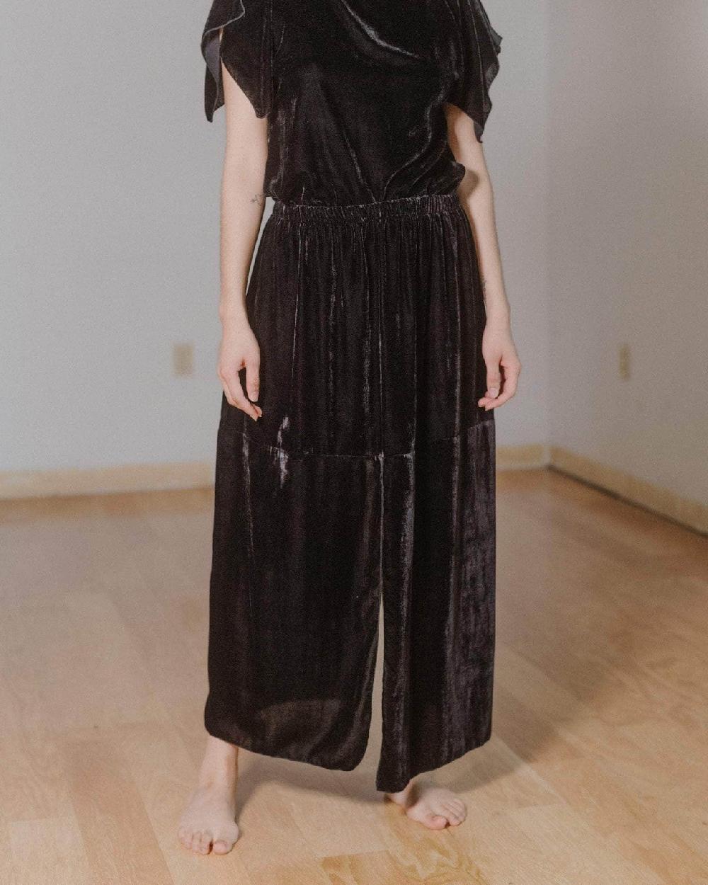 baserange Jupe olin - Velours de soie