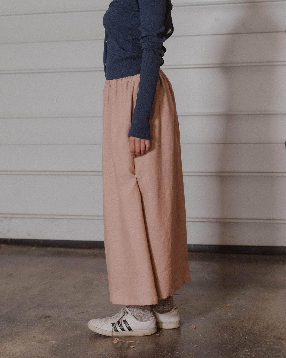 Baserange Jupe Ponte - Chanvre