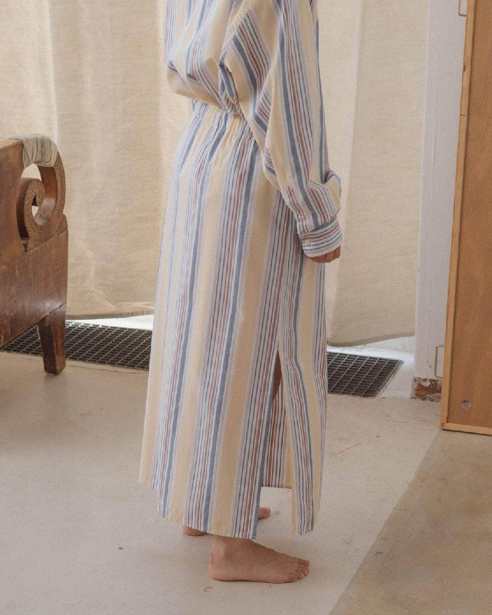 Baserange Jupe Stave - Popeline De Coton Biologique