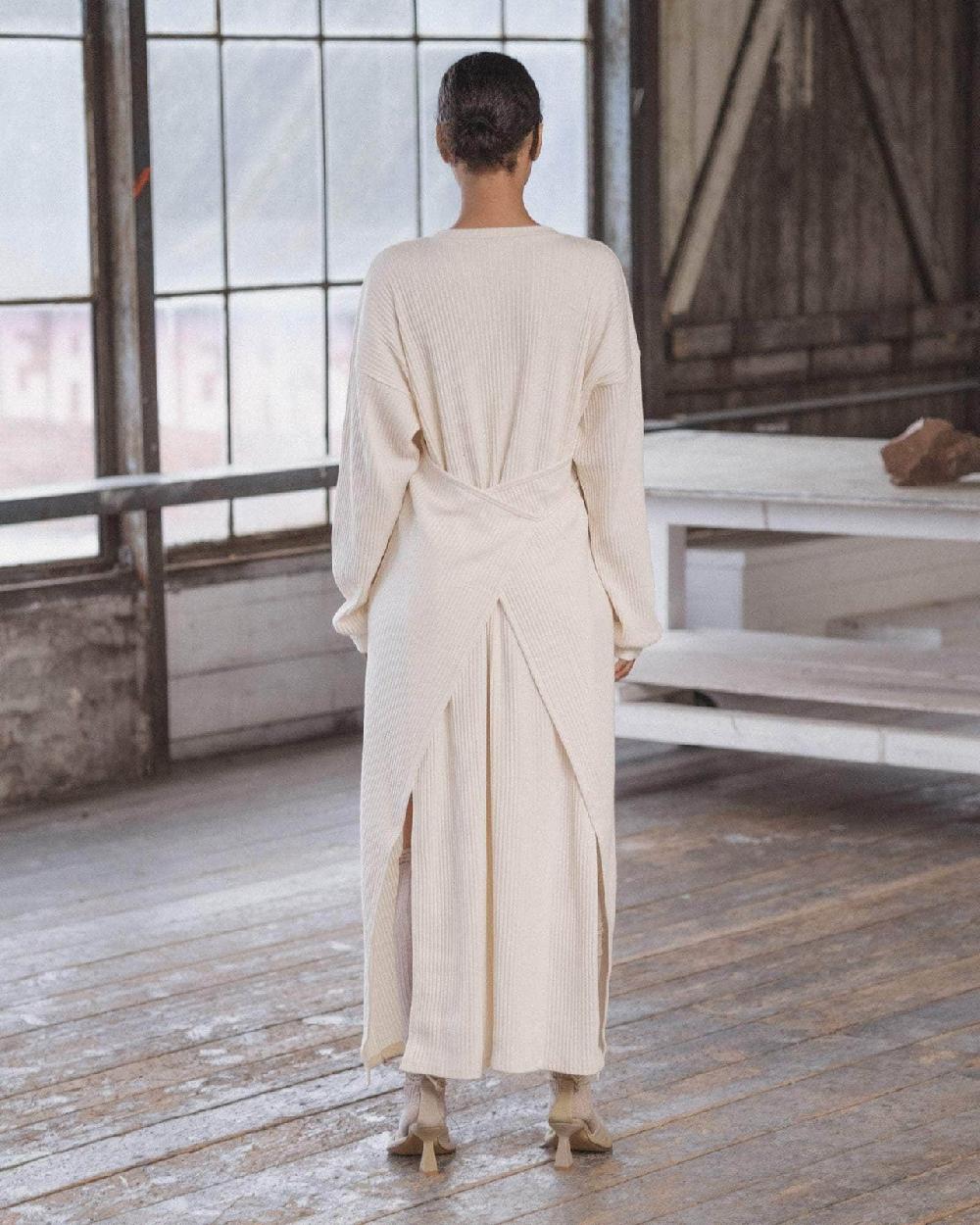 Baserange Kaftan Shaw - Molleton De Coton Biologique