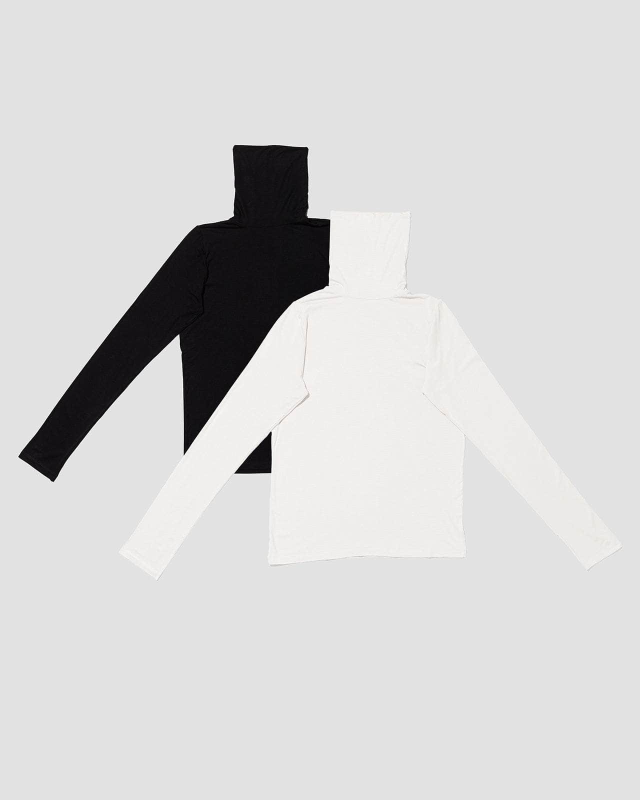 baserange pack - 2 col roulé - Lyocell de bambou