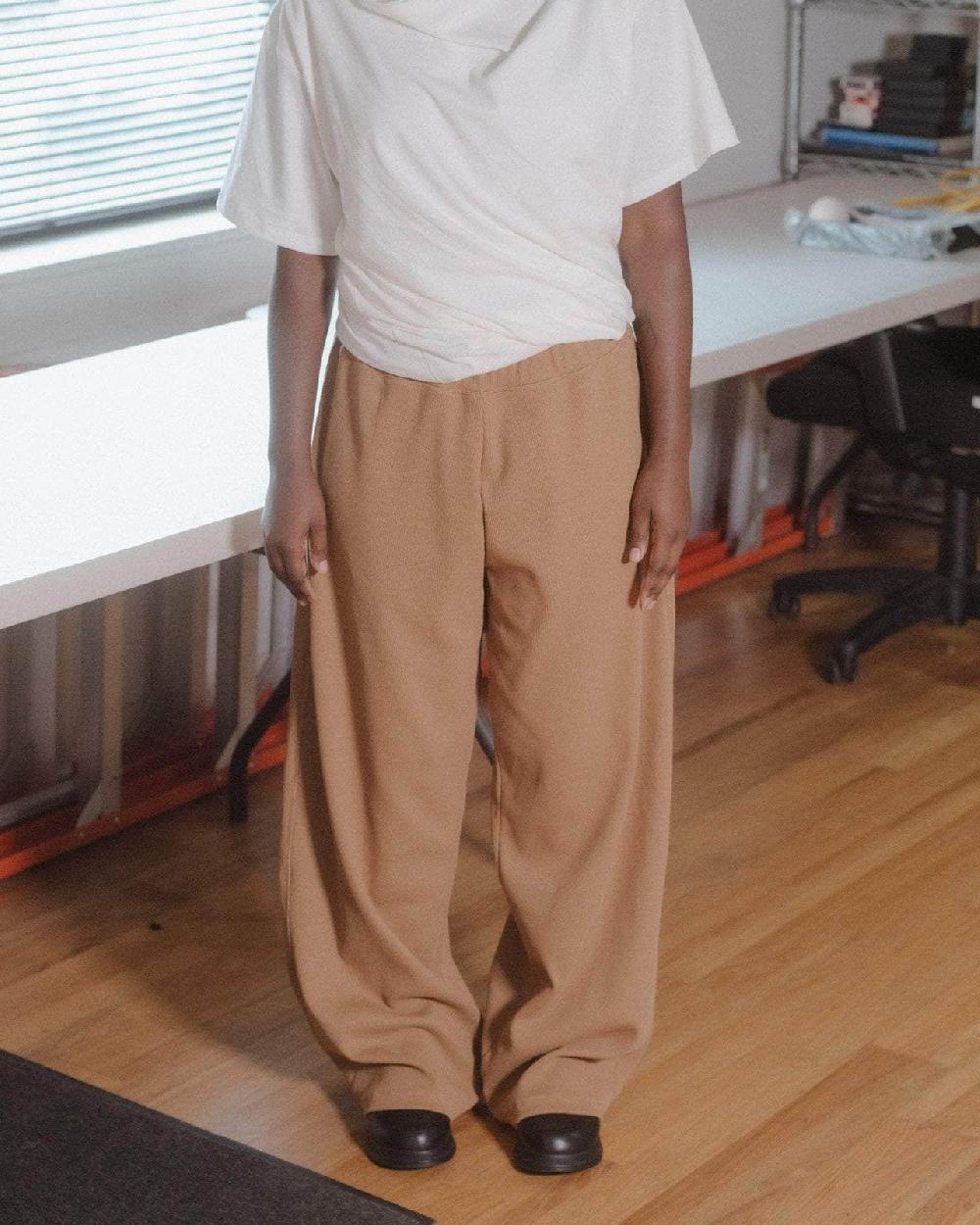 baserange Pantalon camer - Coton biologique côtelé