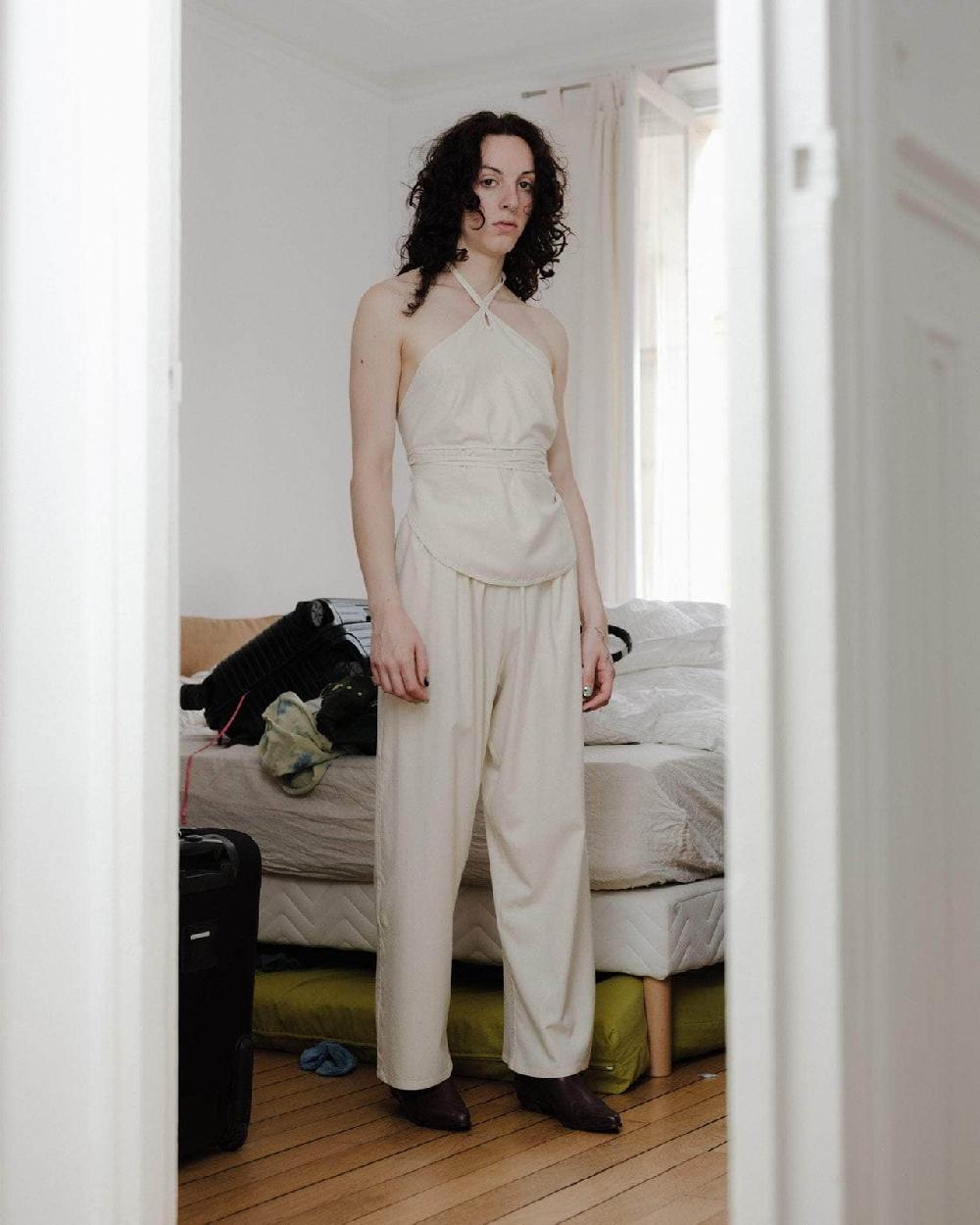 Baserange Pantalon Cravat - Soie Sauvage