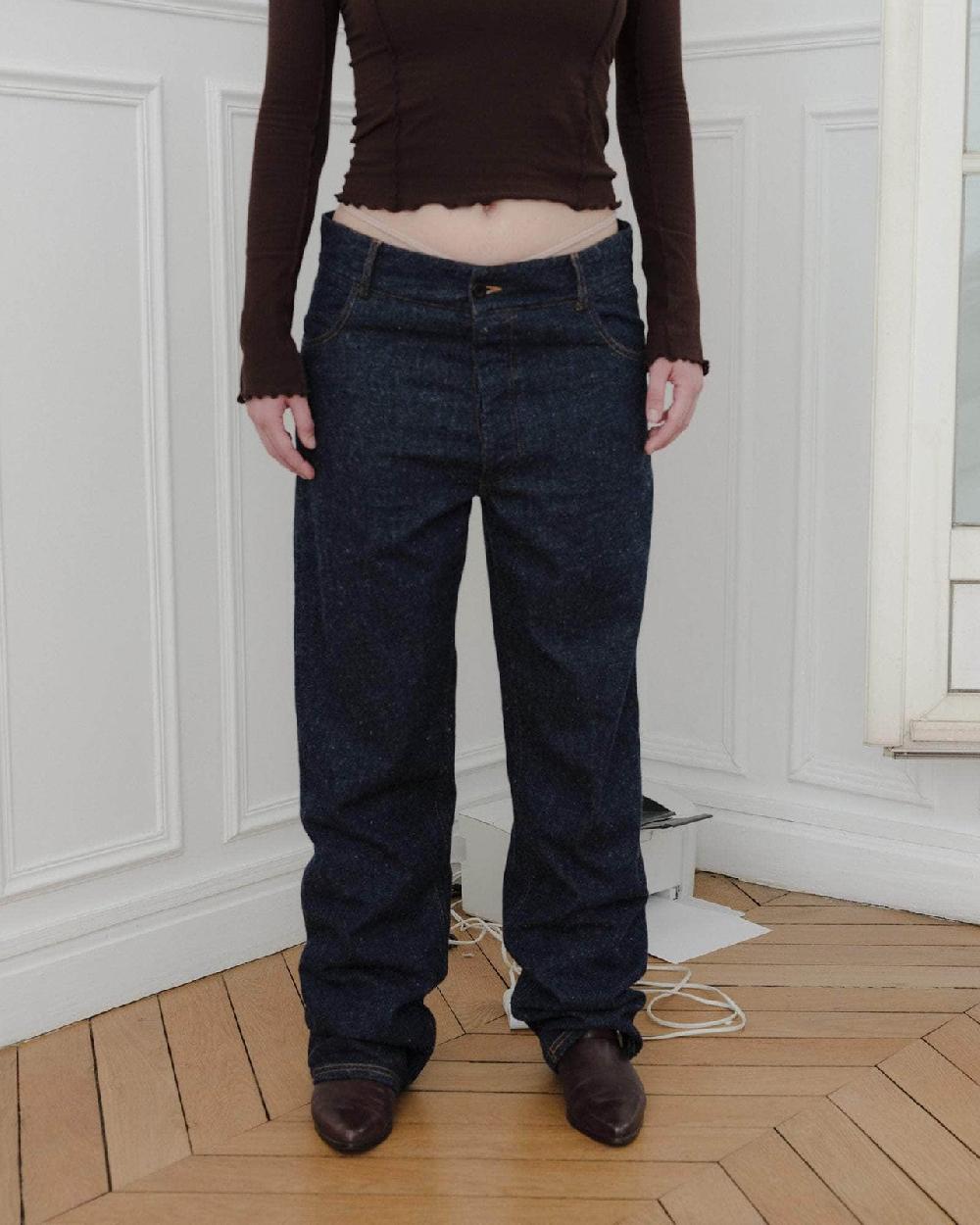 baserange Pantalon indre - Denim en coton recyclé