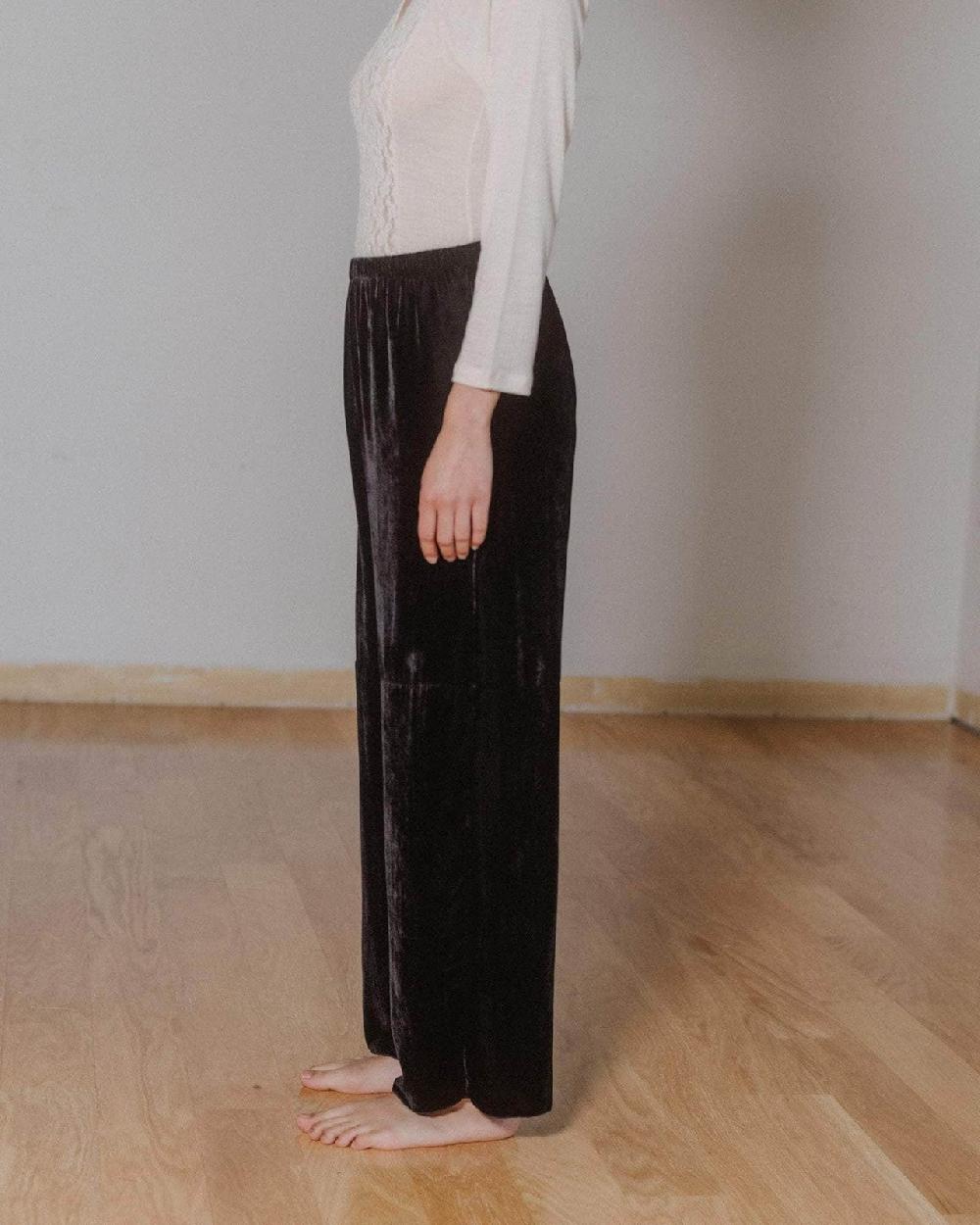 Baserange Pantalon Olin - Velours De Soie