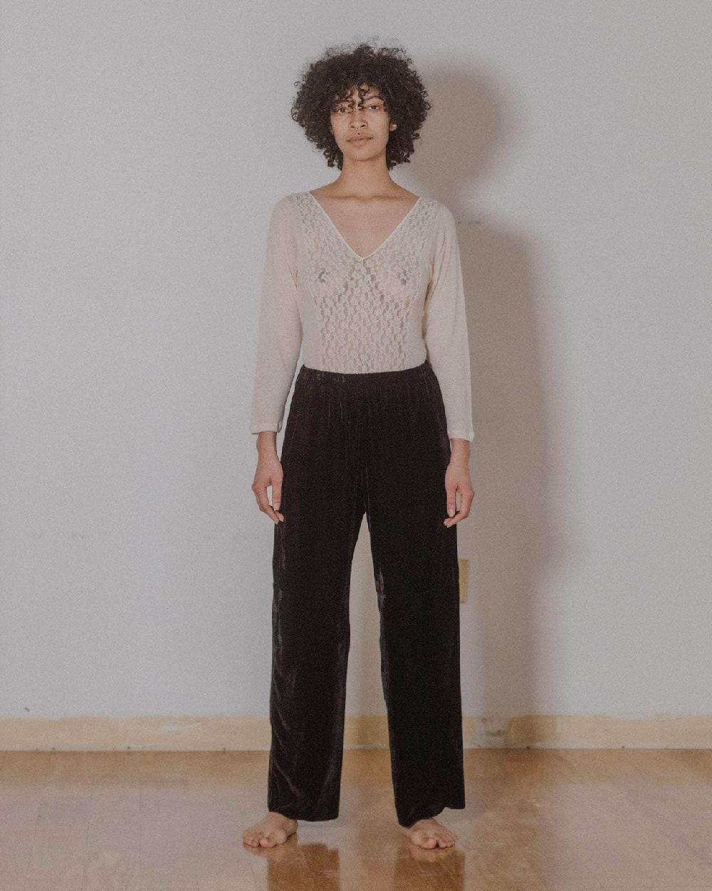 Baserange Pantalon Olin - Velours De Soie