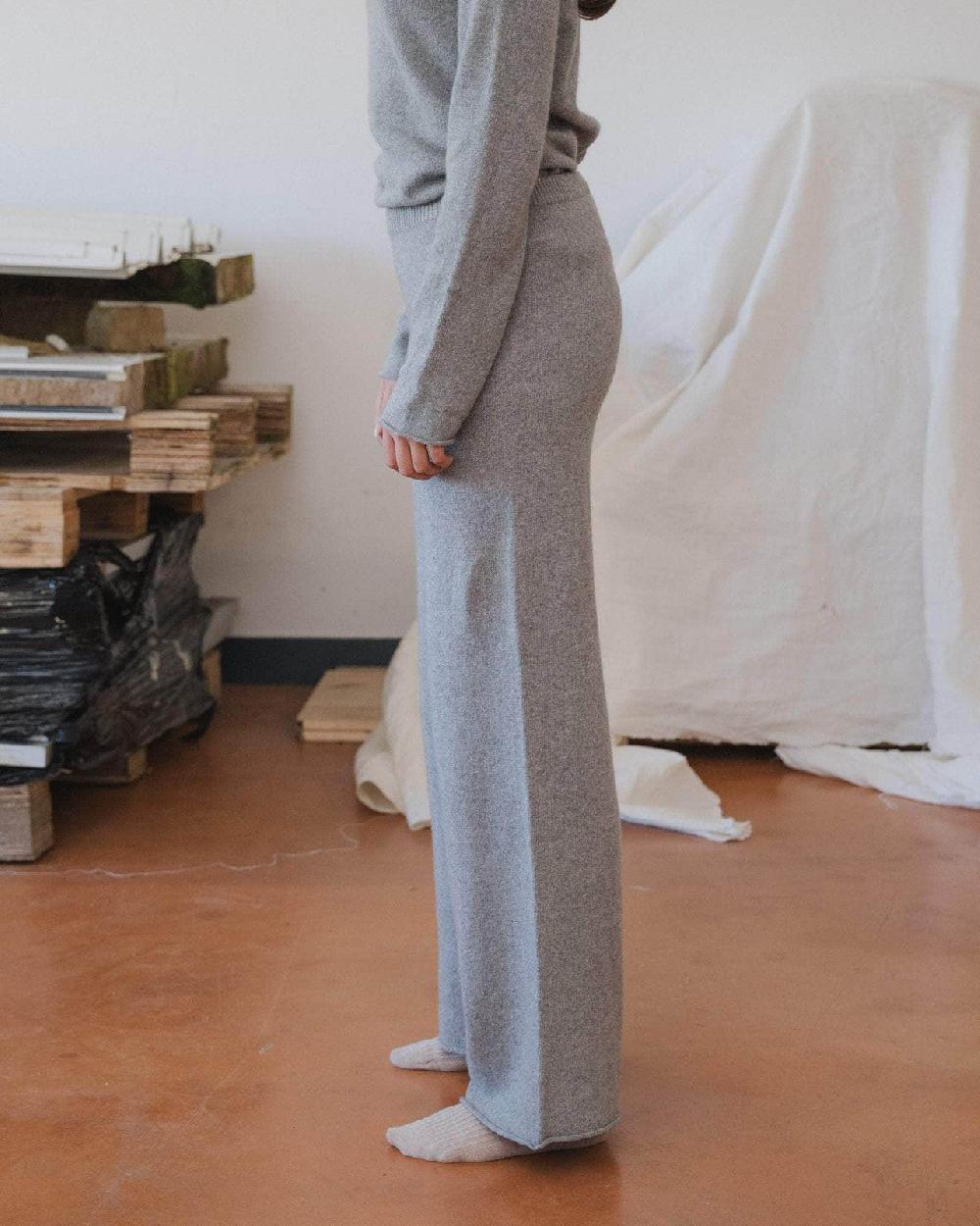 Baserange Pantalon Rim - Cachemire Recyclé