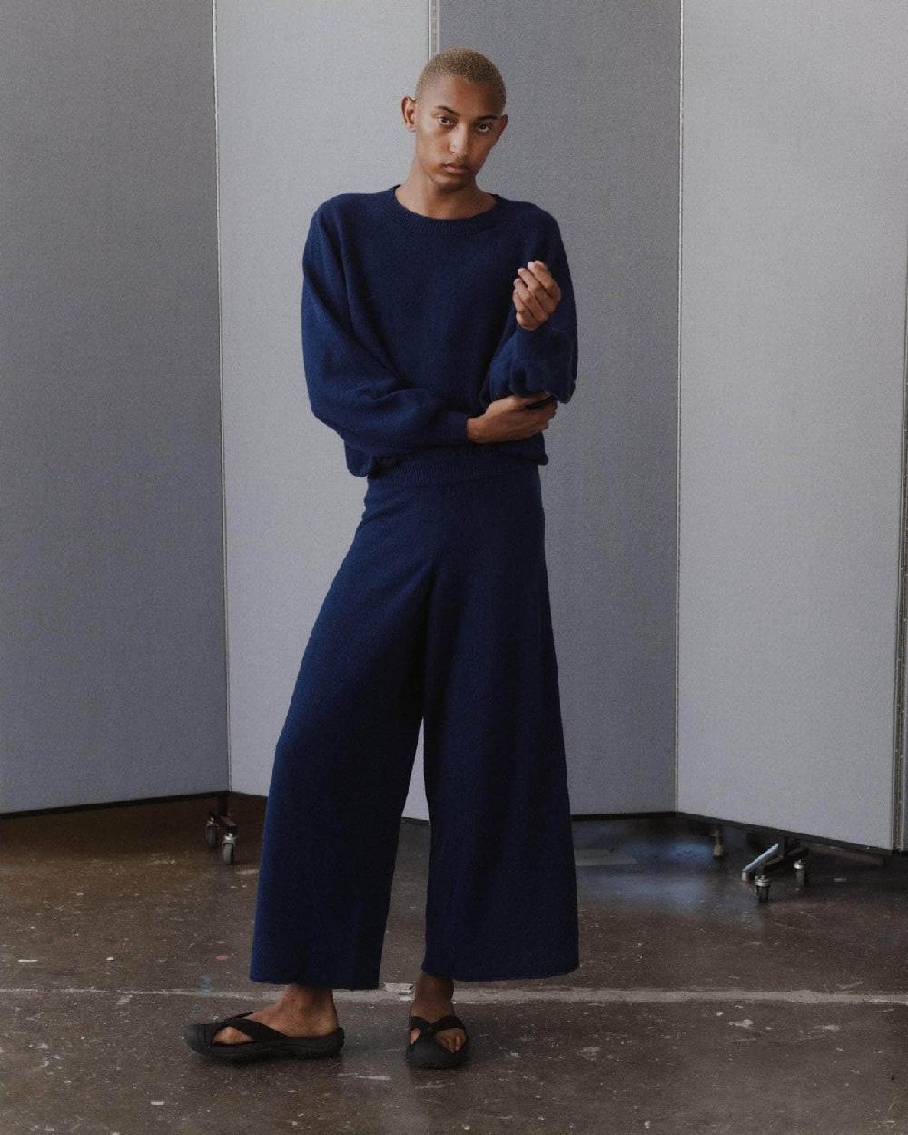 Baserange Pantalon Soar - Cachemire Recyclé