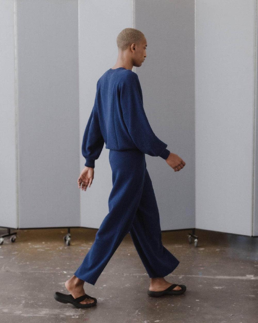 Baserange Pantalon Soar - Cachemire Recyclé