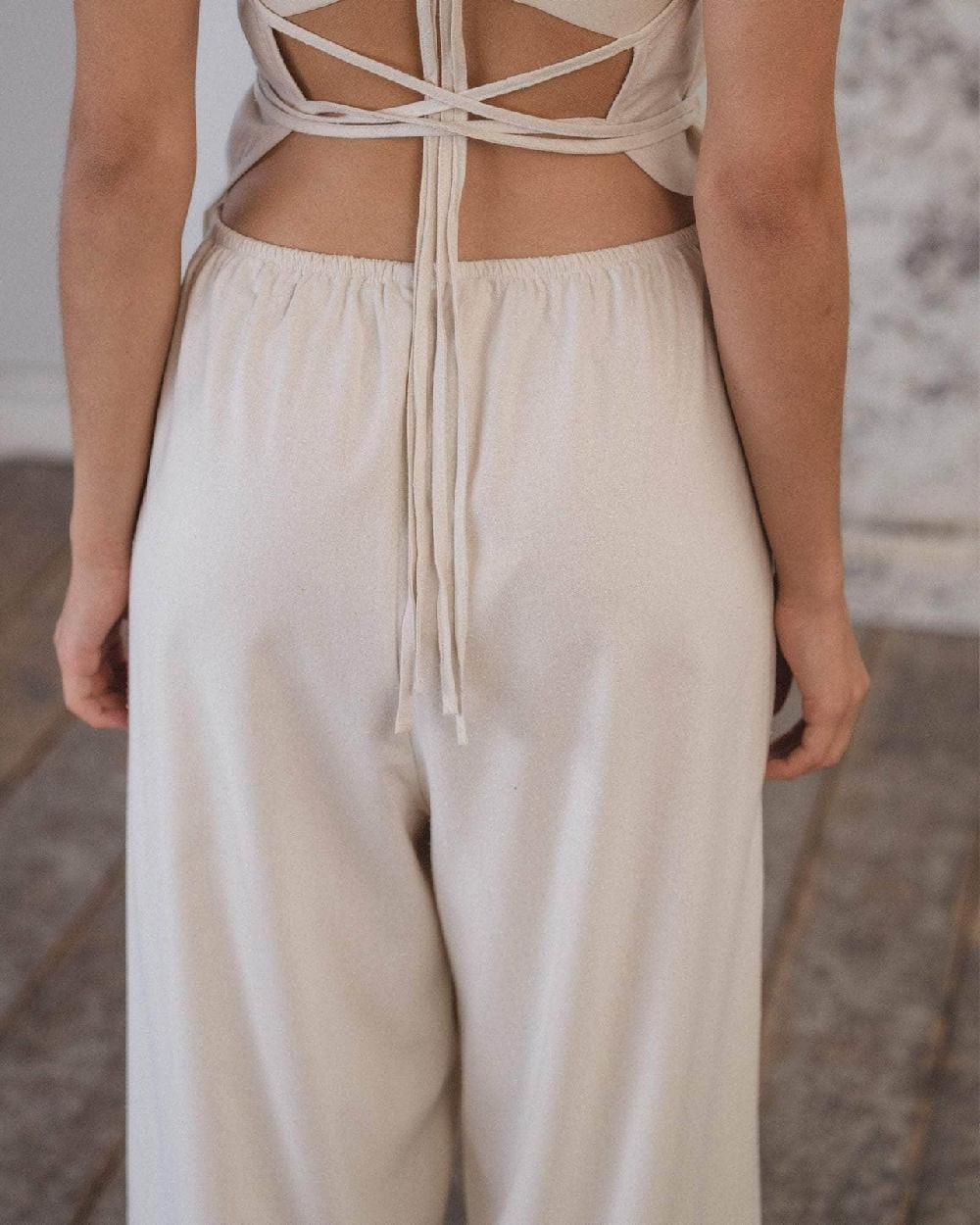 Baserange Pantalon Stoa - Soie Sauvage