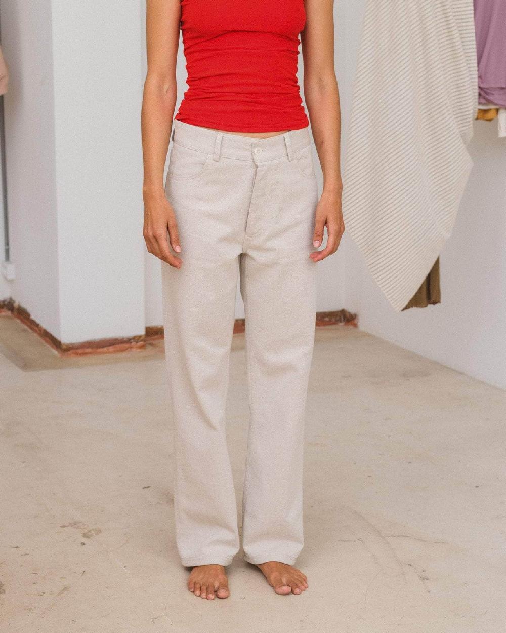 baserange pantalon tajo - Denim en coton biologique