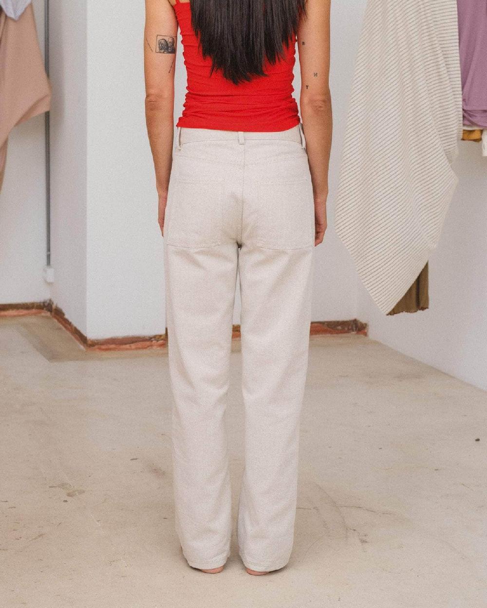 Baserange Pantalon Tajo - Denim En Coton Biologique