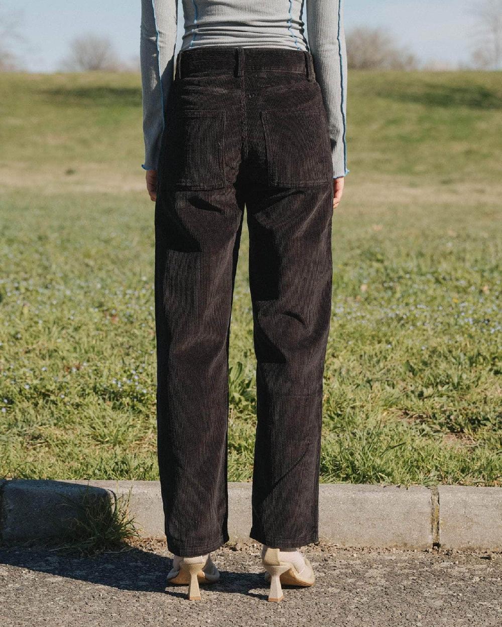 Baserange Pantalon Tajo - Velours Côtelé De Coton