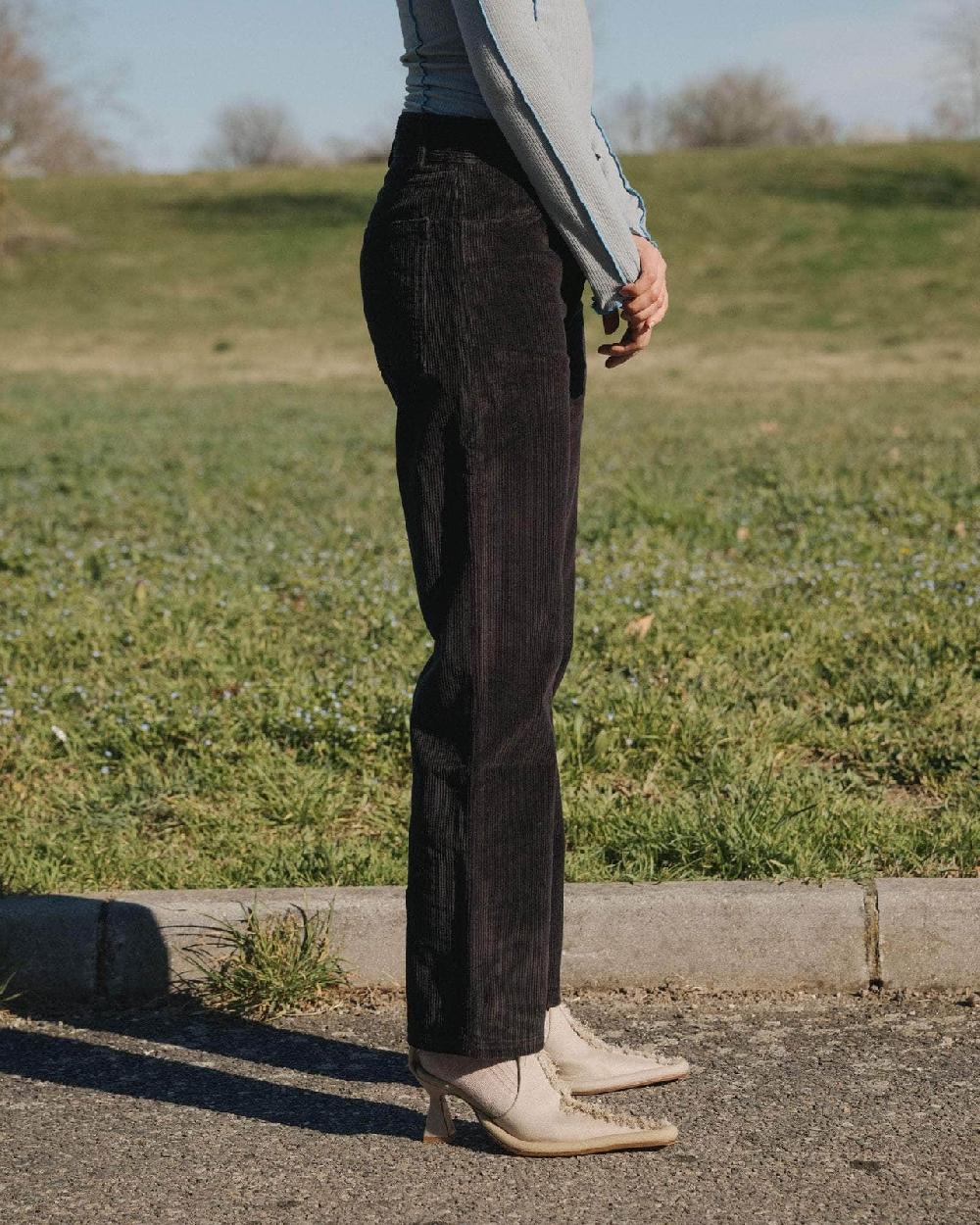 Baserange Pantalon Tajo - Velours Côtelé De Coton