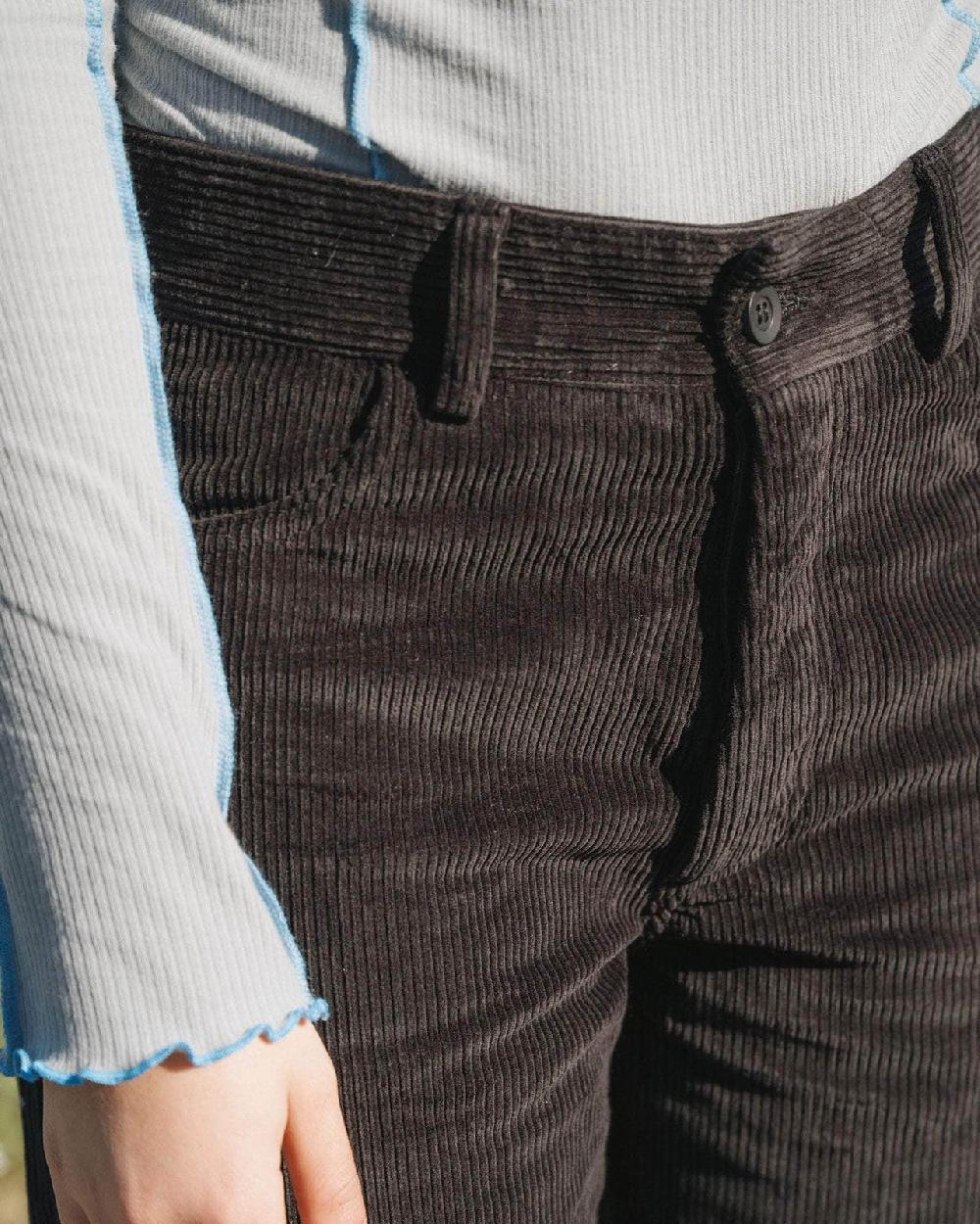 Baserange Pantalon Tajo - Velours Côtelé De Coton