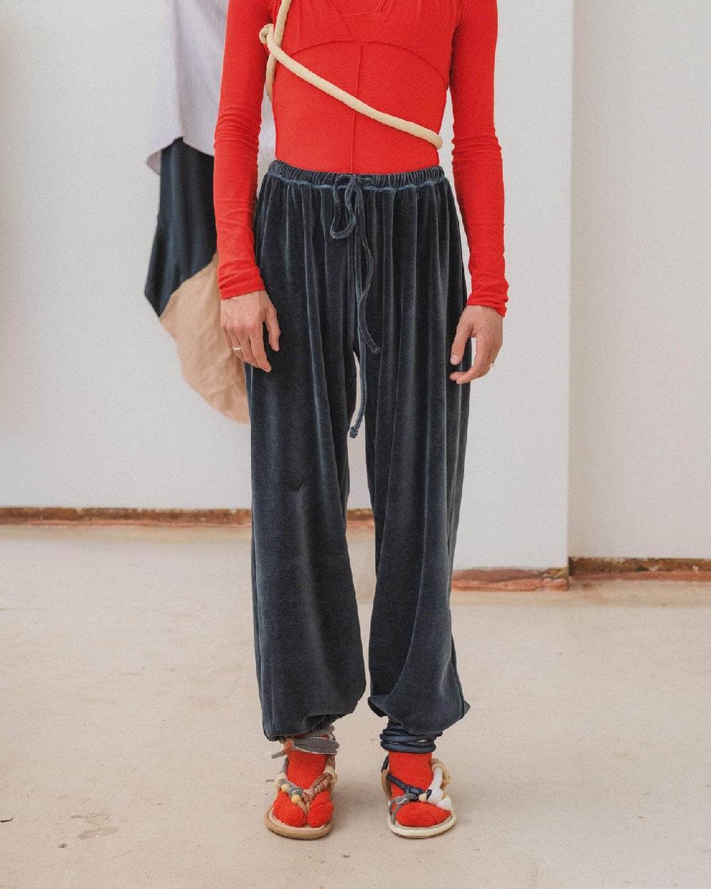 baserange Pillow pants - Velour Jersey