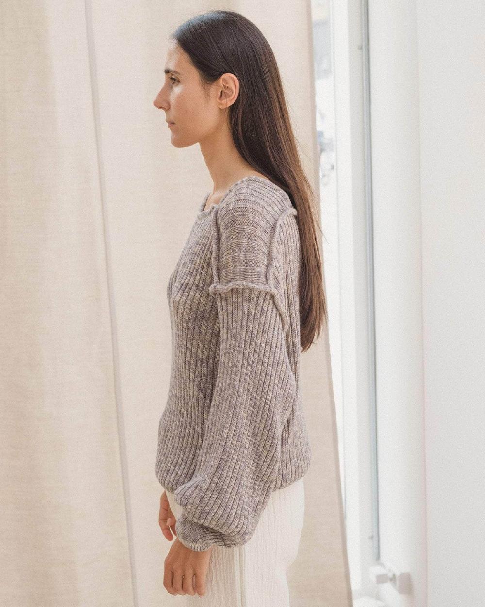 Baserange Pull Construct - Coton Biologique Côtelé