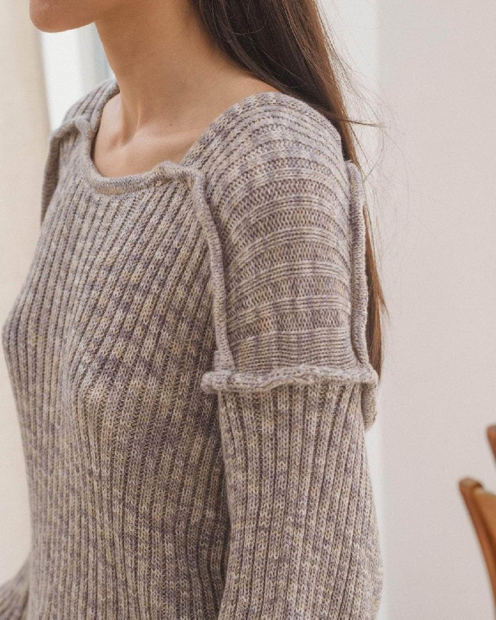 Baserange Pull Construct - Coton Biologique Côtelé