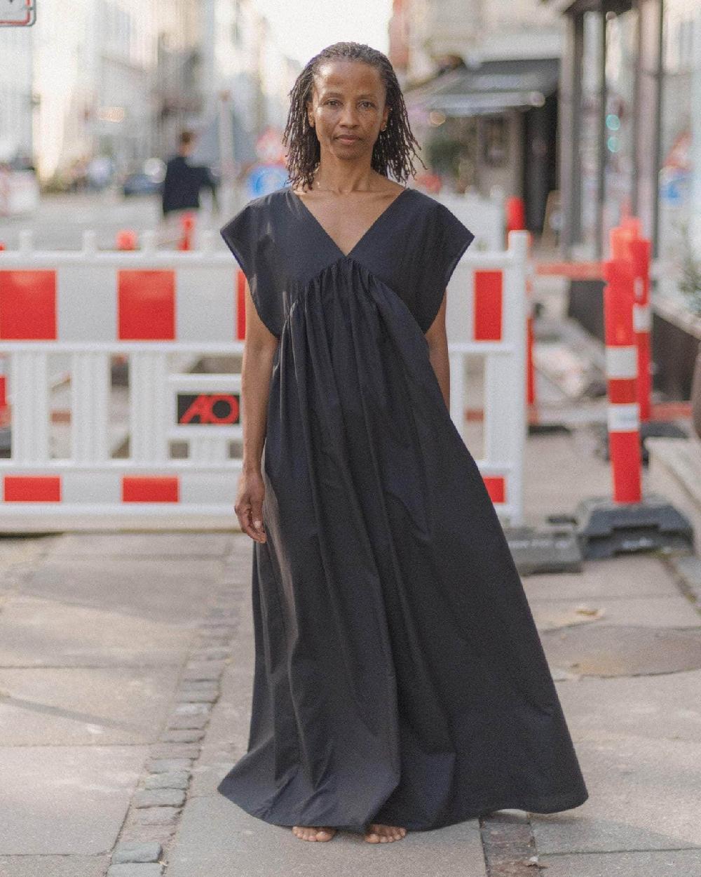 baserange robe cable - Popeline de coton biologique