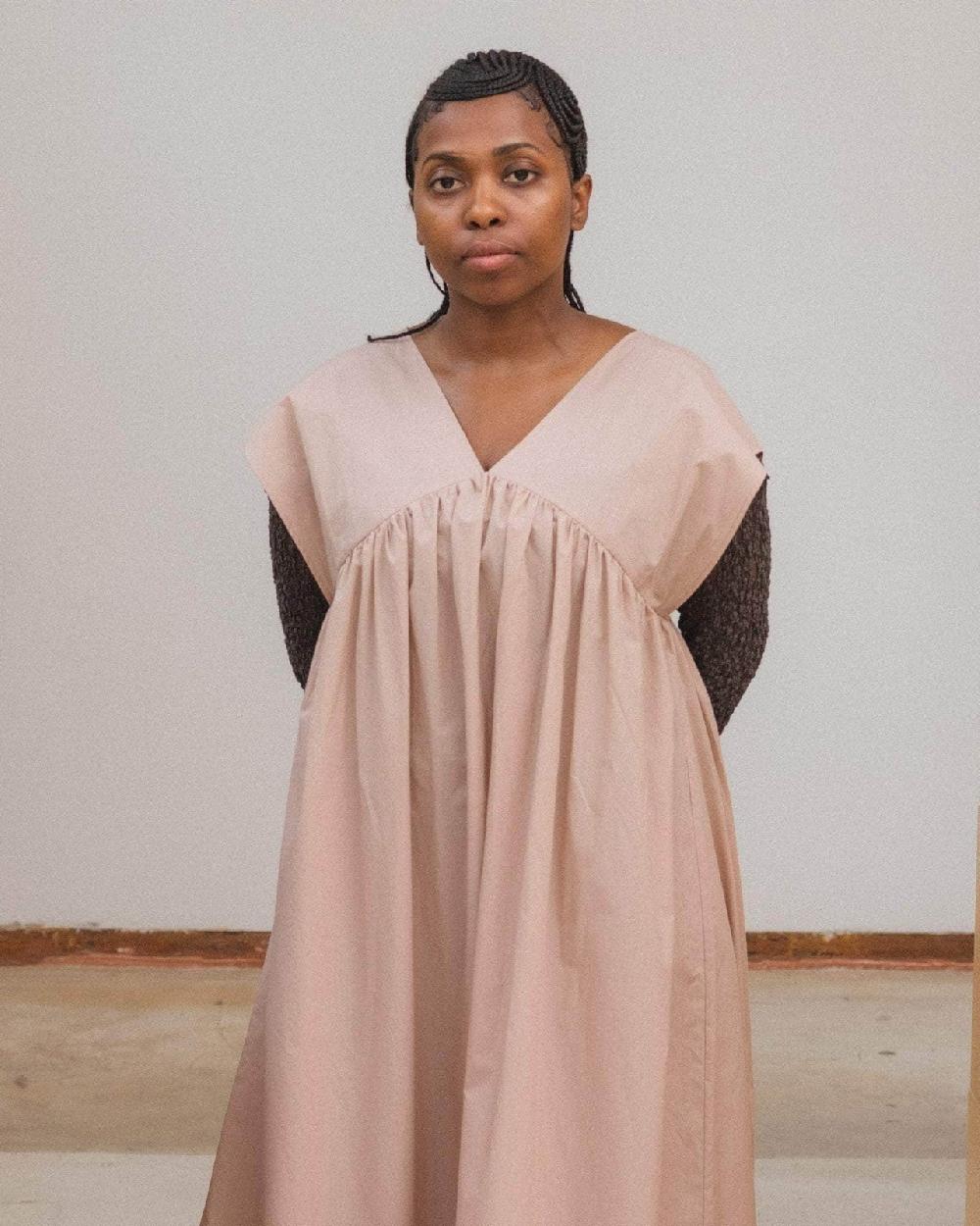 Baserange Robe Cable - Popeline De Coton Biologique