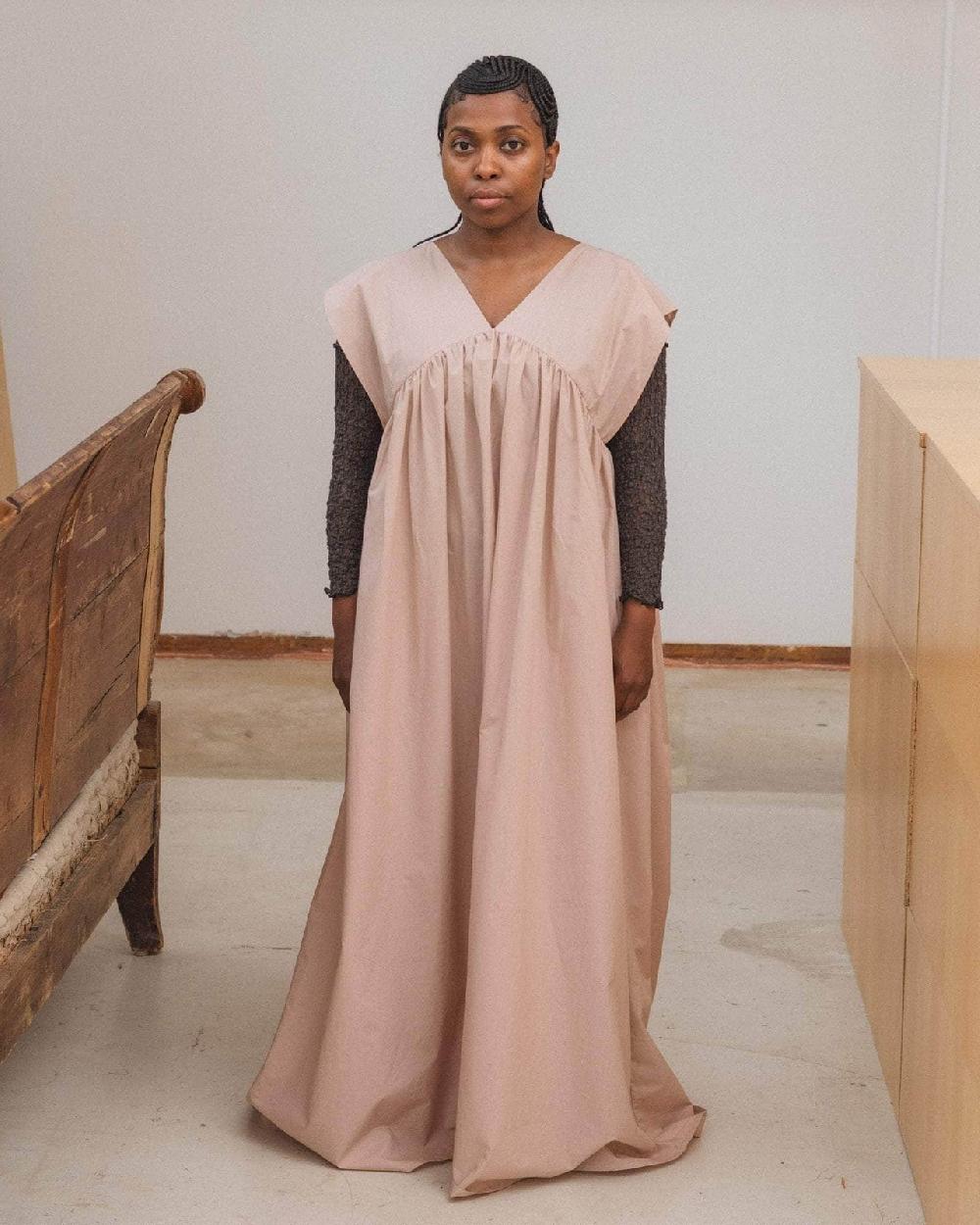 baserange robe cable - Popeline de coton biologique