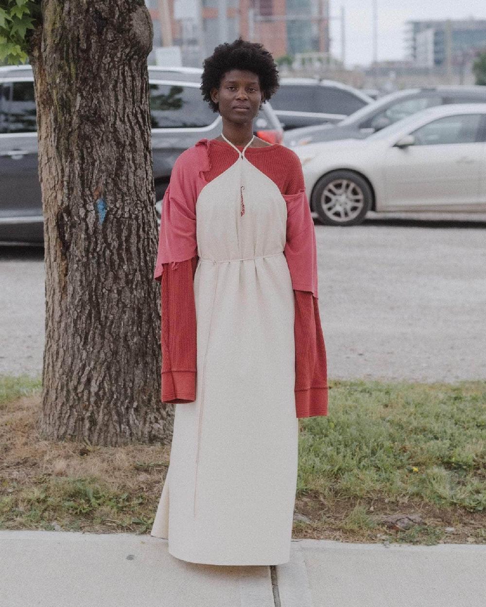 baserange Robe tower - Soie sauvage