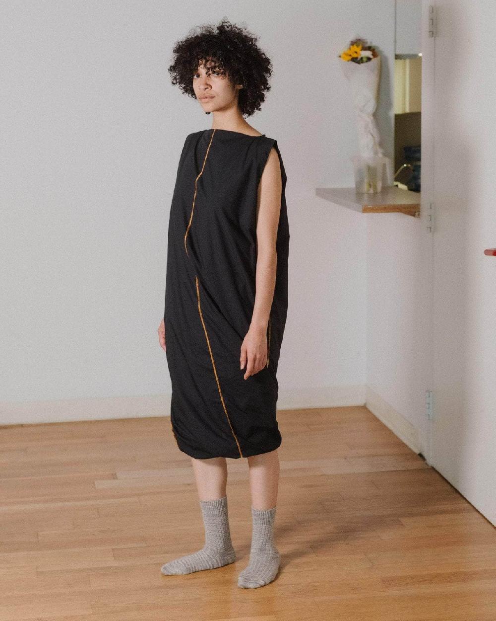 Baserange Robe Turn - Popeline De Coton Biologique