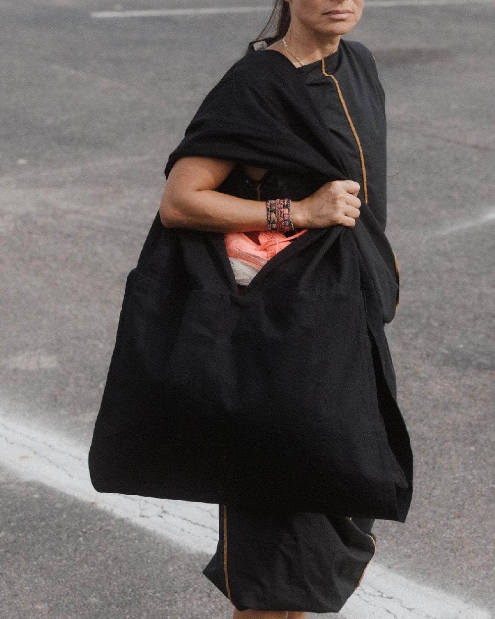 baserange Sac hale - Denim en coton biologique