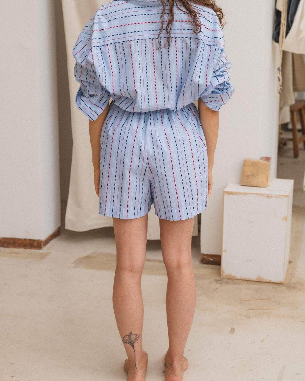 Baserange Short Ole - Popeline De Coton Biologique