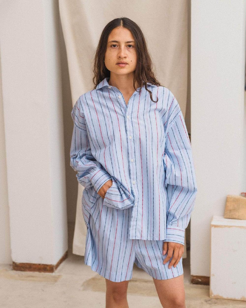 Baserange Short Ole - Popeline De Coton Biologique